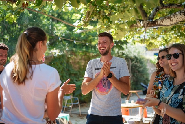 olympiades bubble archery team building avignon 1