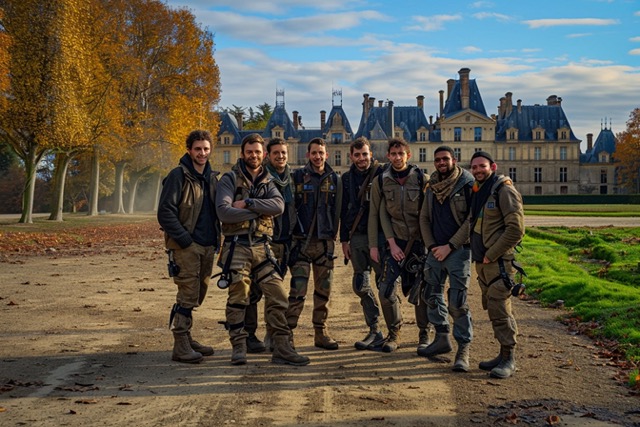 rallye team building chateau fontainebleau 2