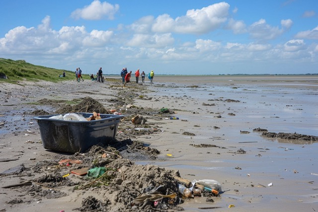 ramassage de dechets baie somme team building optimal 3