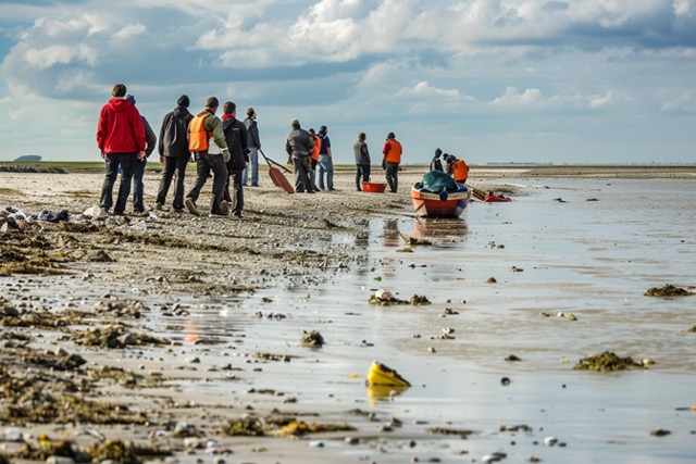 ramassage de dechets baie somme team building optimal 4