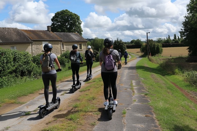 rando trottinette sarzeau team building 2
