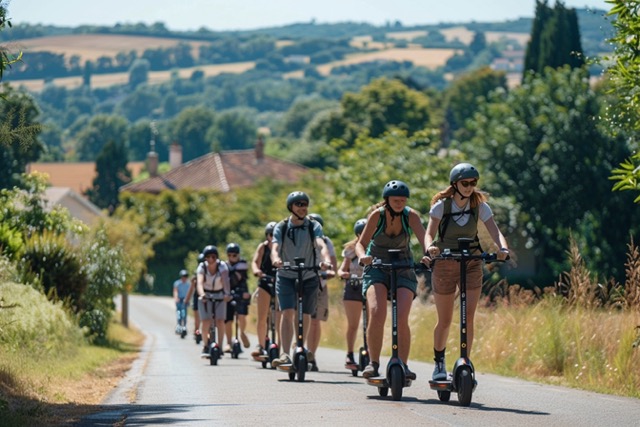 rando trottinette sarzeau team building 3