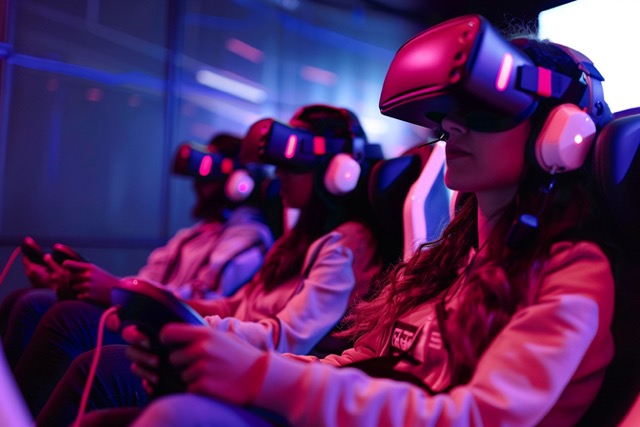 simulateur course vr team building 2