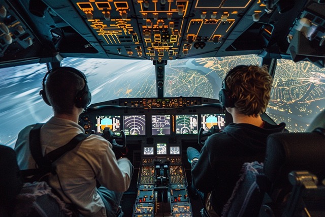 simulateur vol team building palaiseau 2