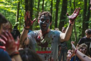 team building geant zombieland foret cabris activite cohesion equipe 1