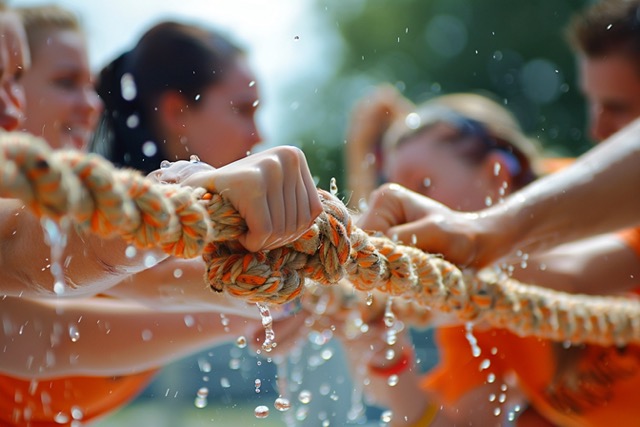team building olympiades cohesion equipe rhone alpes. 4