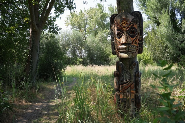 totem geant carton ile france team building innovant 3