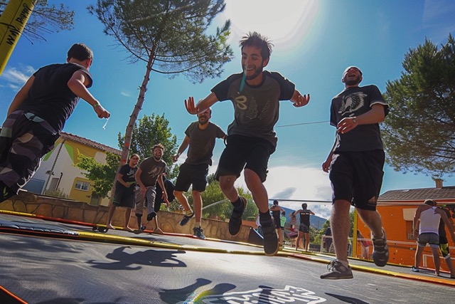 trampoline warrior park team building activite ludique dynamique 1