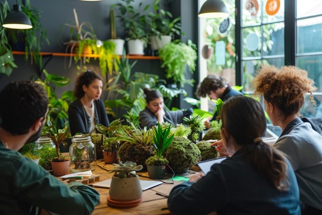 kokedama team building bordeaux renforcer cohesion equipe 2