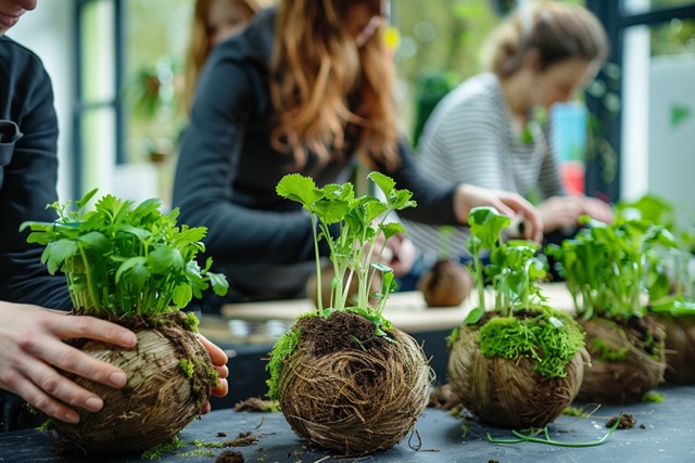 kokedama team building bordeaux renforcer cohesion equipe 3
