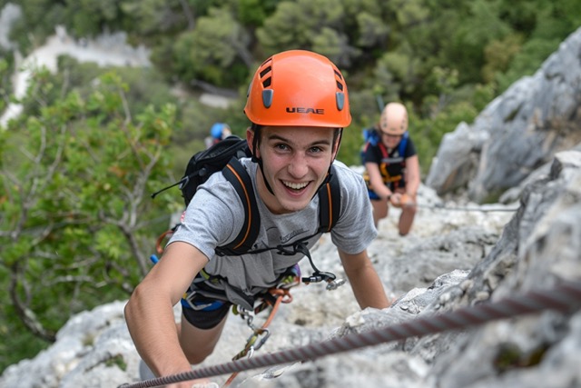via ferrata thaurac saint bauzille putois team building 1